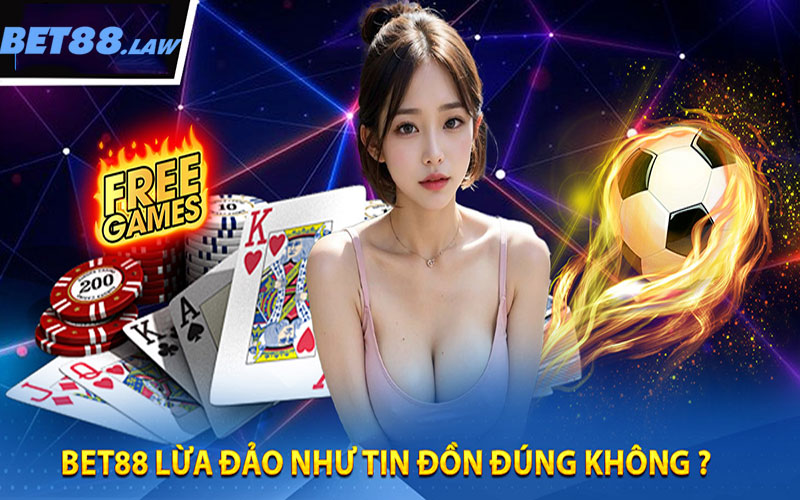 Tin đồn lừa đảo về nhà cái BET88 là sai sự thật